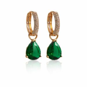 CRYSTAL DROPS GREEN 18K