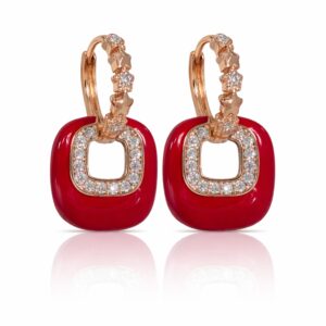 LITTLE STAR + RED SQUARE 18K